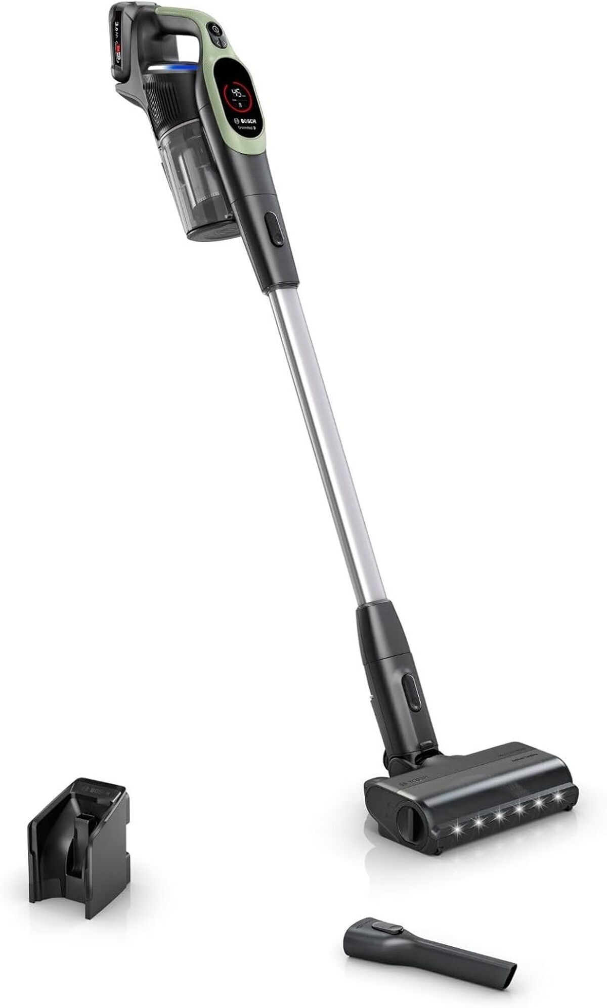 Test de l'aspirateur balai sans fil Bosch Unlimited 9 : puissance et praticité