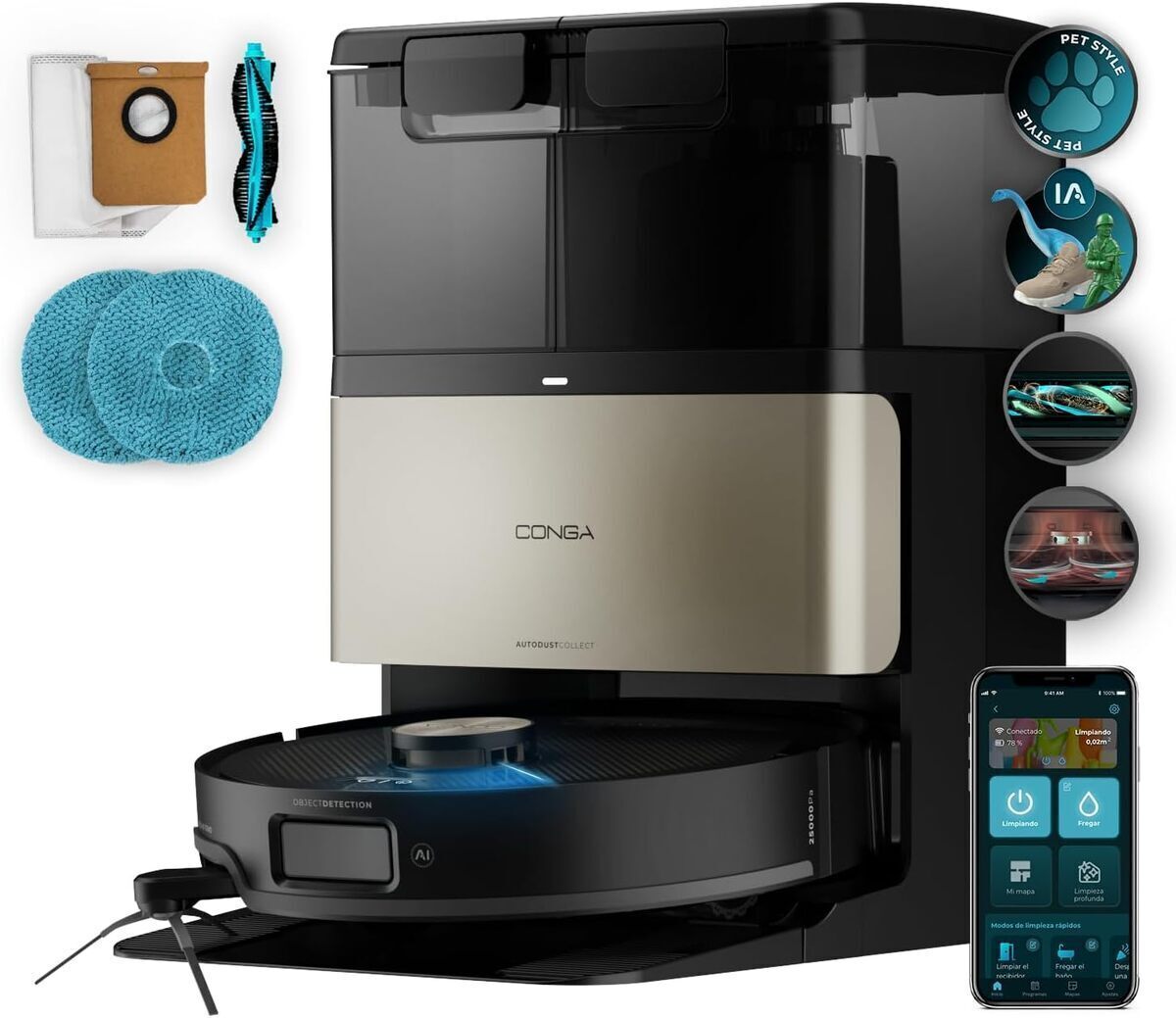 Test du Cecotec Conga X80 Pro : robot aspirateur-laveur intelligent et puissant